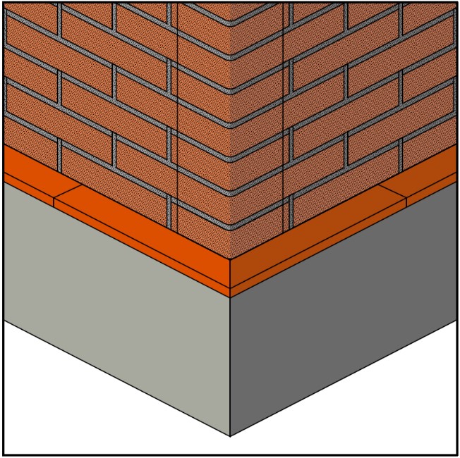 Устройство внешних углов при помощи угловых
                        элементов klinker