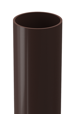 Труба водосточная 3 м Standard Тёмно-коричневый, (RAL 8019)