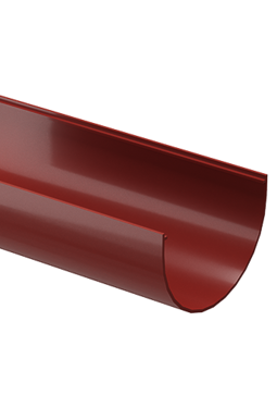 Желоб водосточный 2 м Standard Красный, (RAL 3005)